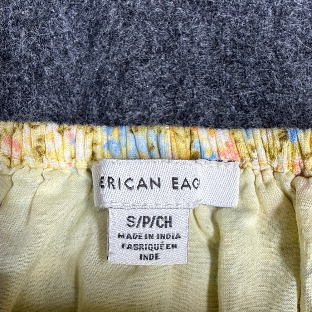 American Eagle Outfitters Yellow Floral Blouse - Picture 2 of 5